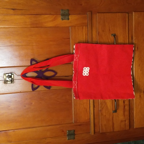 Red Bus - Cotton Victoria Bag - NWT - Picture 5 of 9